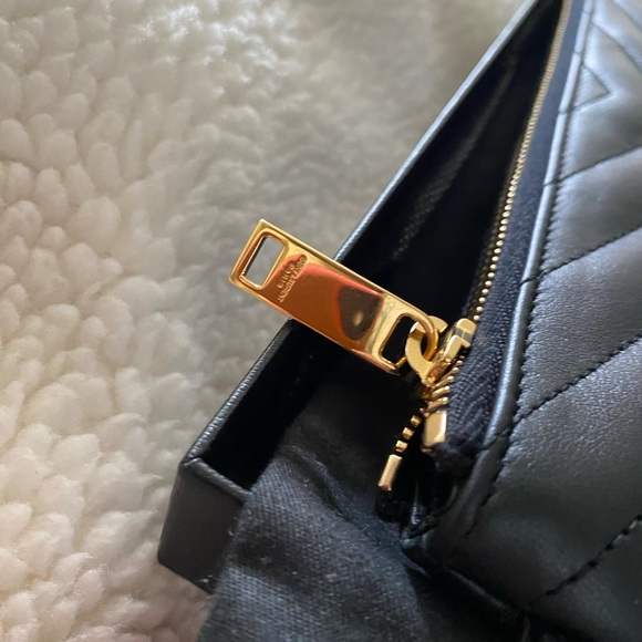 YSL pouch black matelassé - Picture 4 of 7